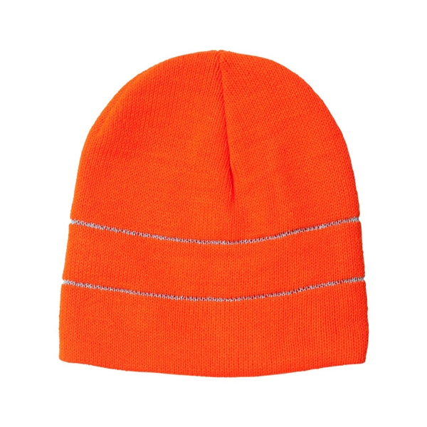 Bayside USA Made Safety Knit Beanie with 3M Reflective Thread | Color ...